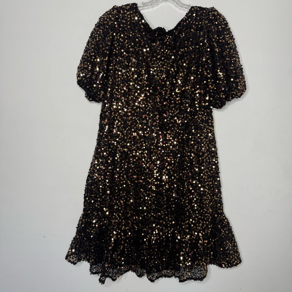 NWT Eloquii Sequin Puff Sleeve Dress 16 - Picture 15 of 15